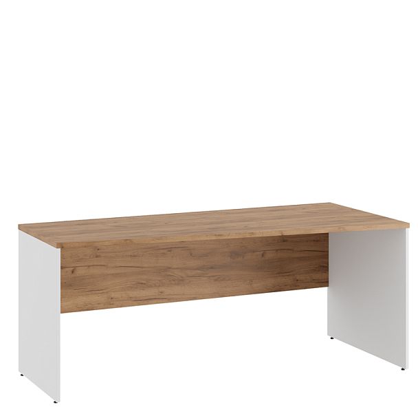 Стол трапеция правый Tess 180x80x75 дуб крафт золотой - Вид 1