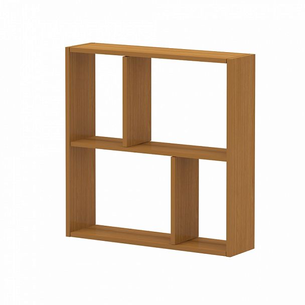 Полка книжная "Система-M" ПК-КПЛ-ПЛКН80х80-В1-24 ольха - Вид 1