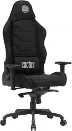Кресло Cactus CS-CHR-MC04 черный крестов. сталь пластик черный - Фото предпросмотра