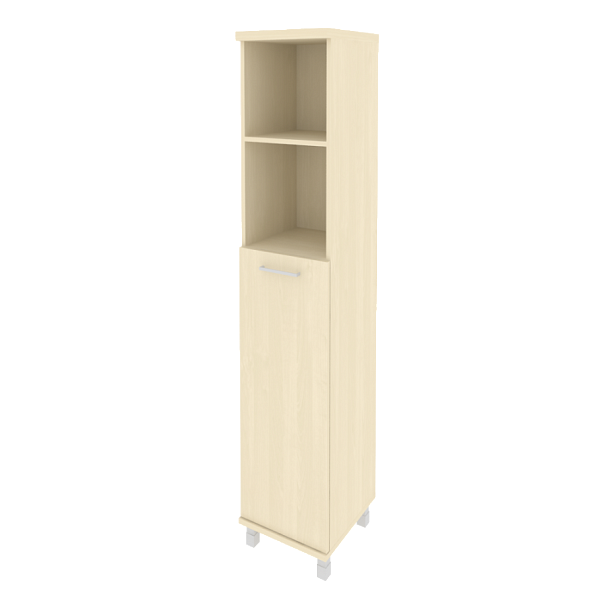 First Шкаф высокий узкий правый KSU-1.6 (R) Клён 401*432*2060 - Вид 1