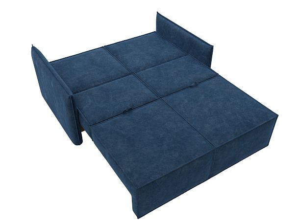 Диван прямой Либерти мини Велюр синий - Вид 10