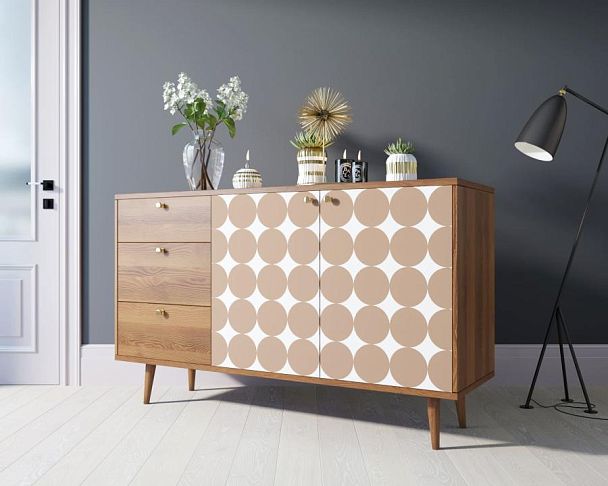 Комод Berber с двумя дверками и ящиками 17 принт арт BB05/Print_17 - Вид 3