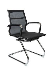 Кресло офисное / Хельмут CF / черная сетка (конференц) / хром - Фото предпросмотра