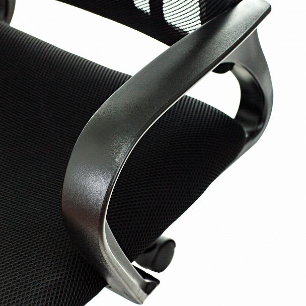 Кресло BRABIX "Fly MG-396", с подлокотниками, сетка, черное, 532083 - Вид 9
