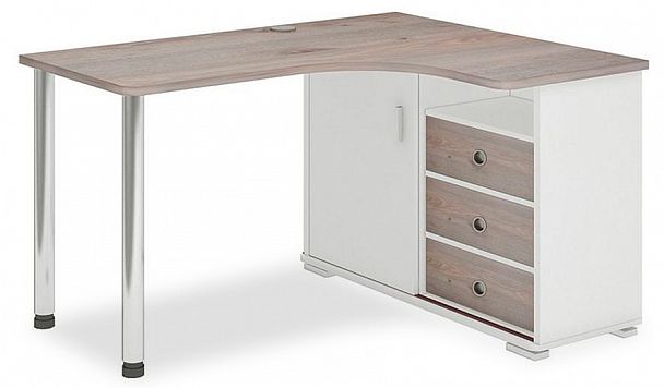 Стол письменный Домино СР-145СМ Белый/Нельсон правый - Вид 1