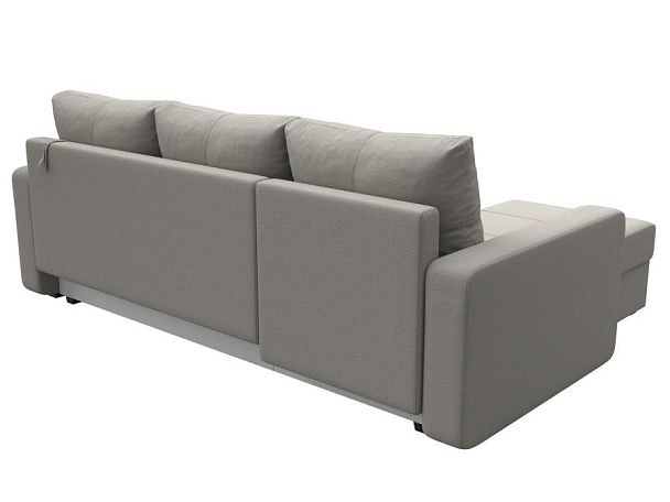 Диван угловой Ливерпуль Лайт левый угол Рогожка бежевый - Вид 6