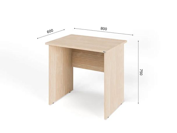 ЛАЙТ / LIGHT RLG001-8x6 Прямоугольный стол 80x60x75 Дуб Сонома - Вид 2