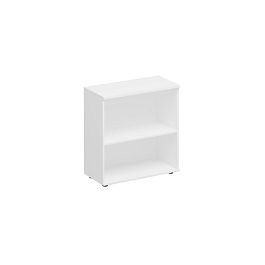 Стеллаж низкий широкий Комфорт К.423 белый премиум - Фото предпросмотра