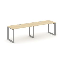 Style Project Next Рабочая станция односторонняя SN-59O.ORS-001 Акация Лорка/Металл Серый/Серебро Заглушка 1960*600*750 - Фото предпросмотра