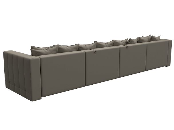 Диван П-образный Лига-052 НПБ Лонг Экокожа бежевый - Вид 5