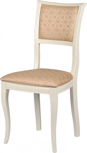 Комплект деревянных стульев с мягким сиденьем Камир Слоновая кость/Бежевый жаккард, 4 шт. - Вид 1