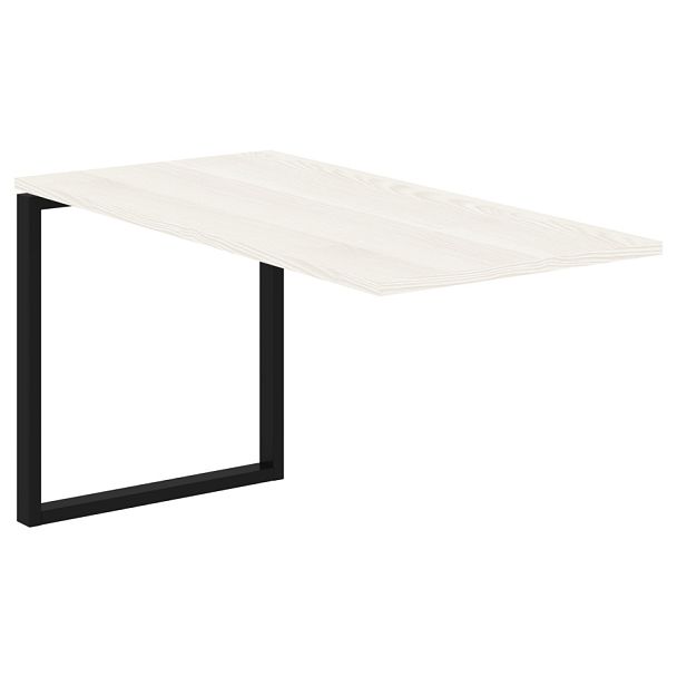 Брифинг-приставка EQB 1367 Ясень Траун/Черный 1360х670х750 EDIS - Вид 1