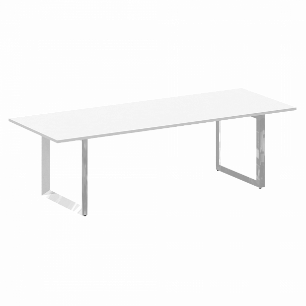 Стол переговорный на О-образном м/к "ONIX DIRECT LUX" M-O.MO-PRG-25 белый - Вид 1