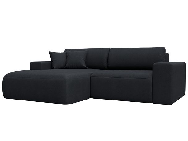 Диван угловой Лига-036 НПБ Классик левый угол Велюр серый - Вид 1