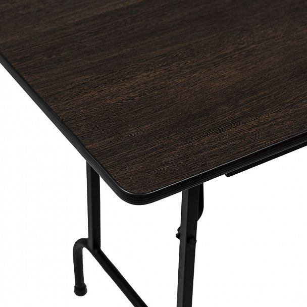 Стол Лидер 1 1200*600, венге, черный - Вид 5