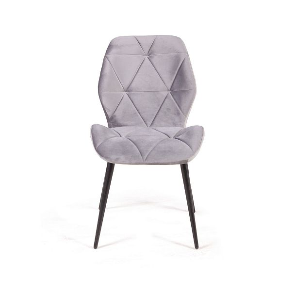 Стул Crystal, бархат светло-серый 26 - Вид 9