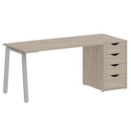 Home Office Стол письменный VR.SP-3-178.4.A Дуб аттик/Серый металл 1780*720*750 - Фото предпросмотра