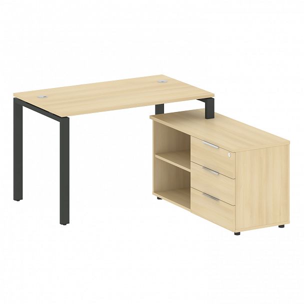 Рабочая станция "Metal System" БП.РС-СТС-2.2 акация/антрацит - Вид 1