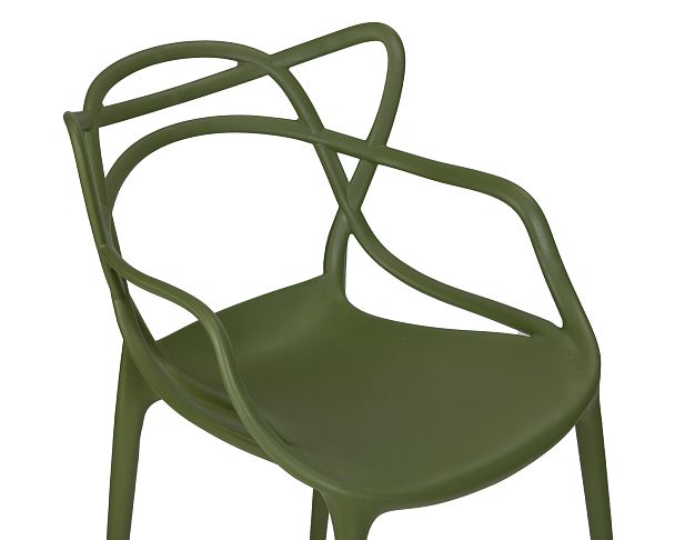 Набор 4 шт Стул обеденный DOBRIN MASTERS (зеленый хаки (G-17)) - Вид 8