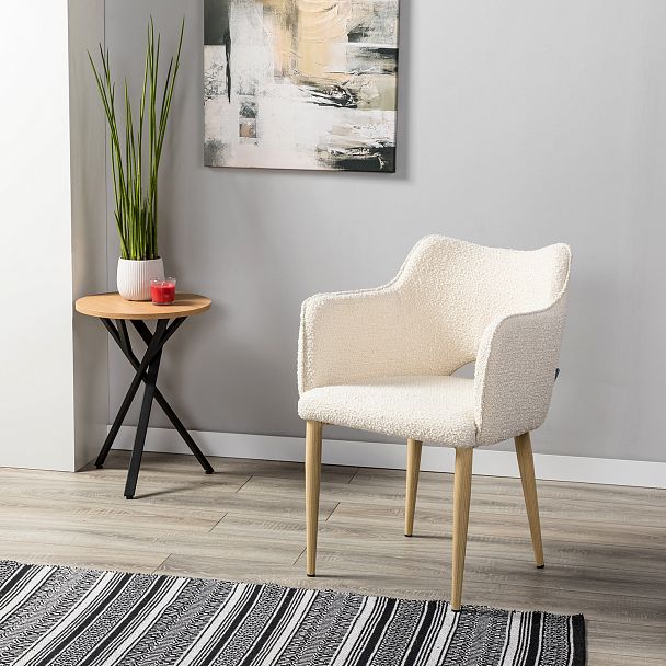 Стул Ralf Vent бежевый/нат.дуб - Вид 8