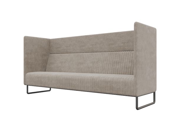 Bronks Диван трехместный BROS-3 Pallada 03/Металл Черный 2100*760*1180 - Вид 1