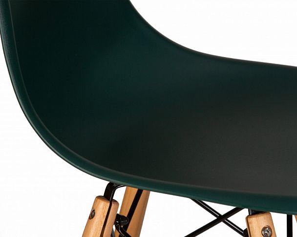 Стул барный DOBRIN DSW BAR (ножки светлый бук, цвет тёмно-зеленый (G-13)) - Вид 8