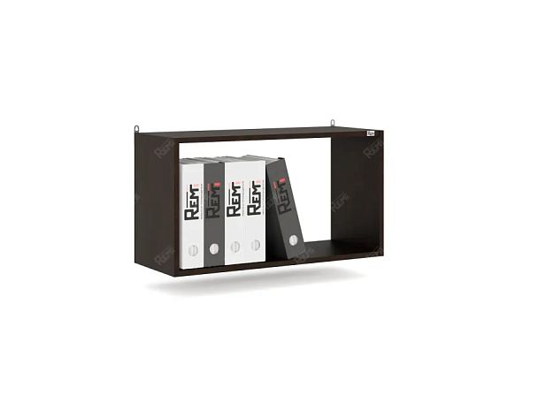 ЛАЙТ / LIGHT RLG064 Настенная полка 73x28x41,2 Венге - Вид 3