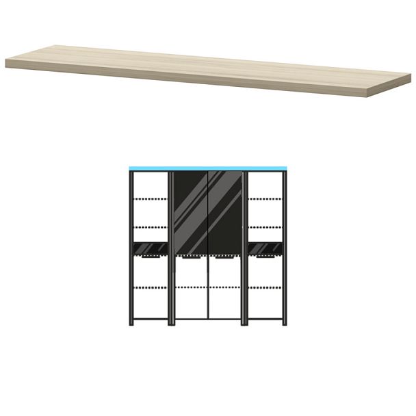 Топ КТ-76.38 Кронберг 1790x441x38 Акцент - Вид 1