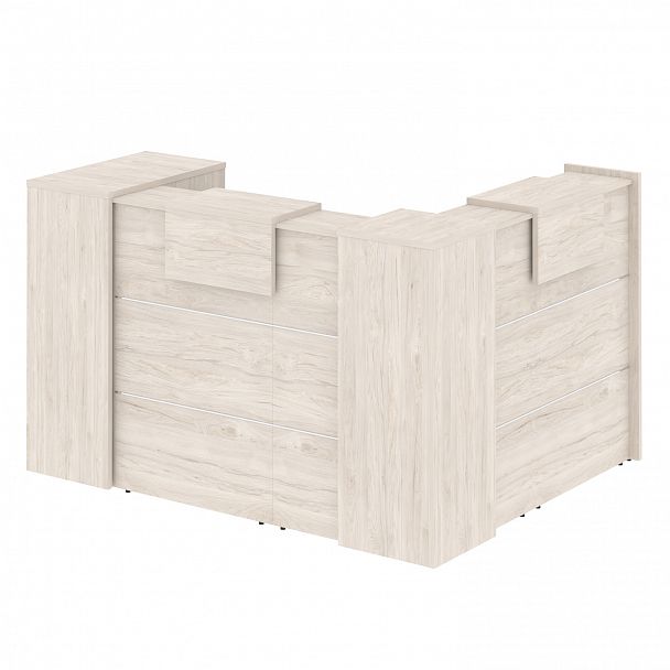 Ресепшн Г-образный "Onix" O.R-K-26 денвер светлый - Вид 2