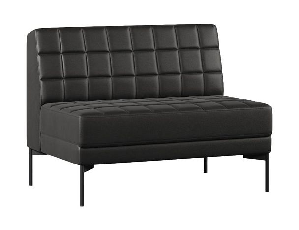 Модуль Everprof Delta двухместный Металл Черный Экокожа Черный - Вид 1