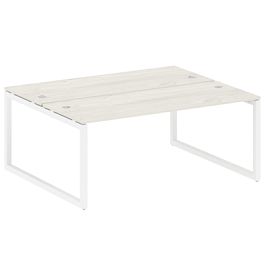 Metal System Quattro Р. ст. на О-образном м/к 50БО.РАС-СП-2.5 Дуб наварра/Белый металл 1800*1475*750 - Фото предпросмотра