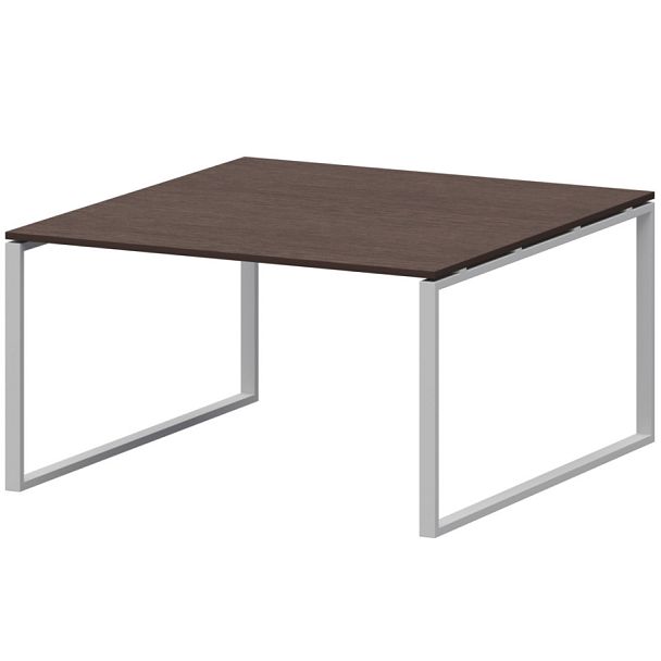 Стол переговорный на металлокаркасе АМП.О-002.123 Дуб венге/Белый 1200x1236x760 Арго-М - Вид 1