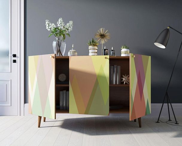 Комод Berber три дверки 16 принт арт BB01/Print_16 - Вид 2