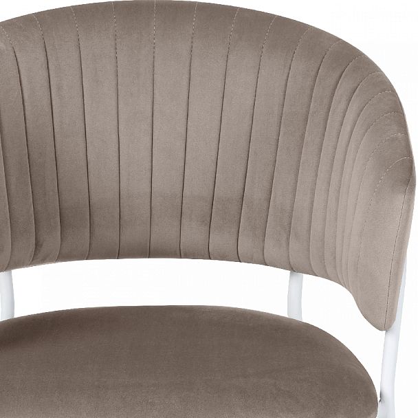 Комплект кухонных стульев Даксон мокко велюр/белый, 2 шт. - Вид 7