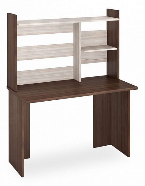 Стол компьютерный Домино Лайт СКЛ-Прям120+НКЛ120 Карамель/Шамони - Вид 1