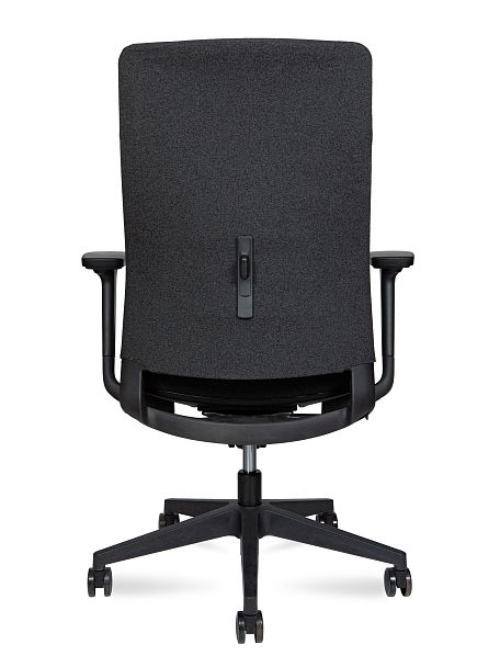 Кресло офисное / Fredo LB / черный каркас/черная сетка/черная сидушка - Вид 5