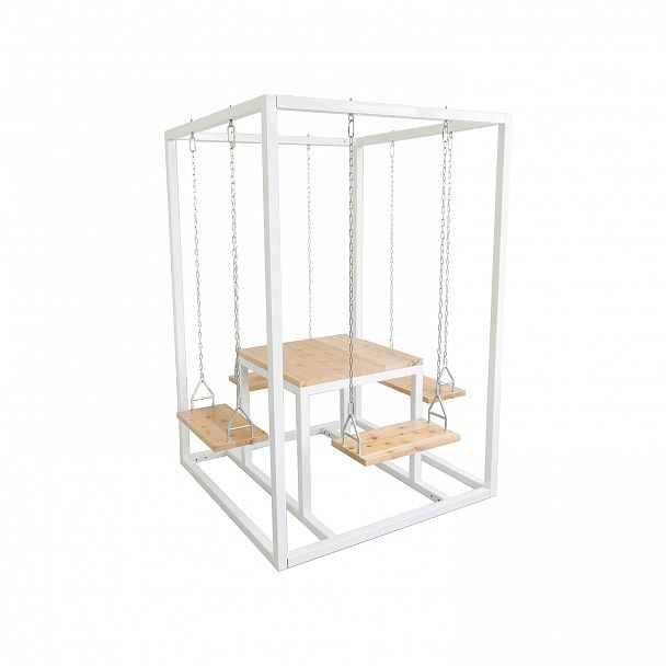 Стол с качелями - лофт, четырехместная - Вид 2