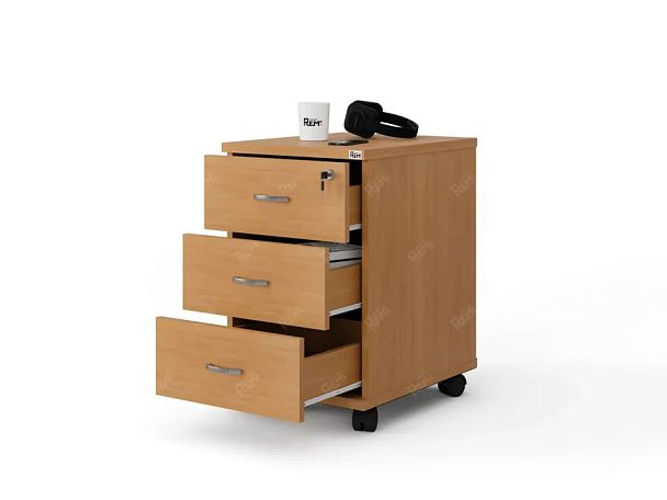 ЛАЙТ / LIGHT RLG019-40x50 Выкатная тумба 50x40x63 Бук - Вид 3