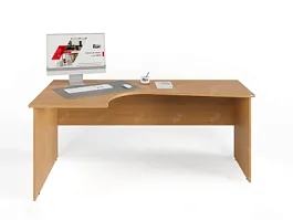 UNITY PC4-18 L БУК Офисный стол угловой Левый 1800х1100х750 - Фото предпросмотра