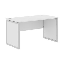 Стол прямой XQPST 147 Белый/Алюминий 1400х700х750 XTEN-QP - Фото предпросмотра