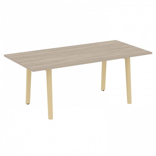 Стол переговорный "Onix wood direct" OW.PRG-19 дуб аттик/дуб светлый - Вид 1