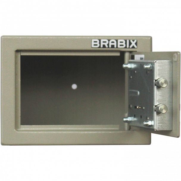 Сейф мебельный BRABIX "D-14m", 145х200х150 мм, 3 кг, ключевой замок, крепление к стене, 291160 - Вид 4