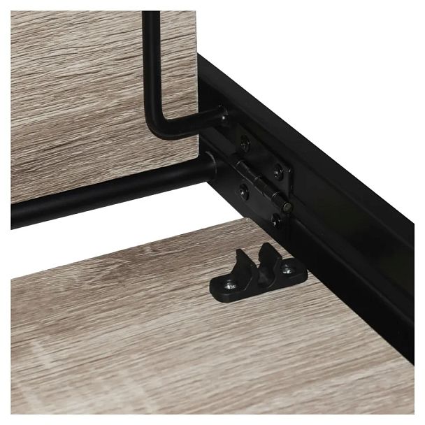 Стеллаж на металлокаркасе BRABIX "LOFT SH-001", 600х300х1250 мм, складной, цвет дуб антик, 641229 - Вид 10