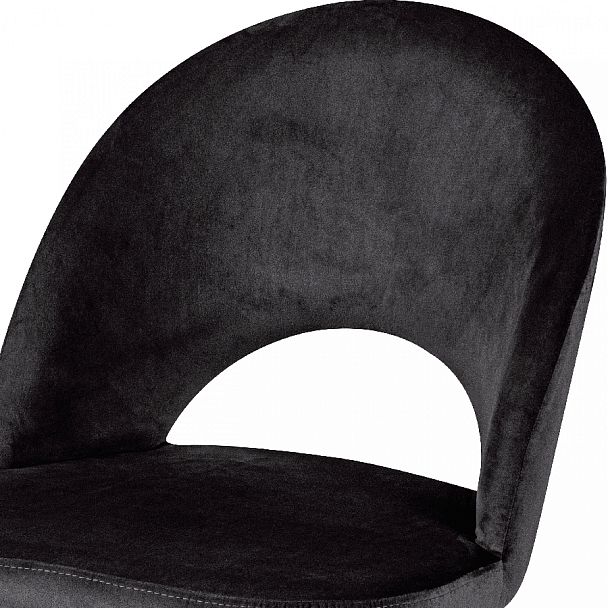 Стул кухонный Рэди черный велюр/белый - Вид 6