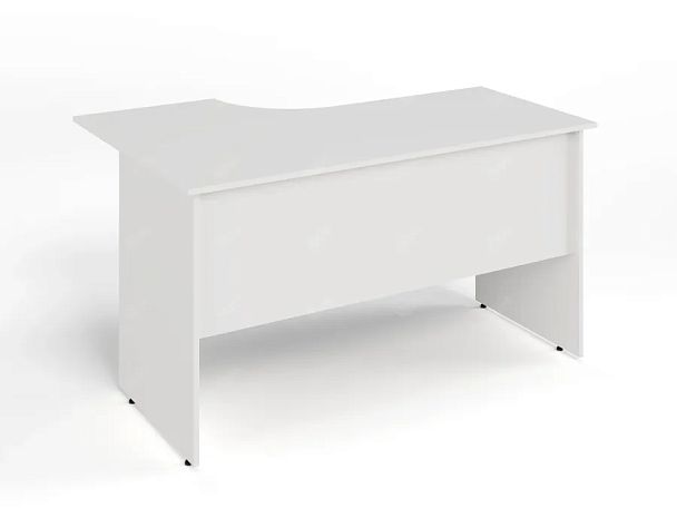 ЛАЙТ / LIGHT RLG004-14x9R Угловой стол 140x90x75 Белый - Вид 1