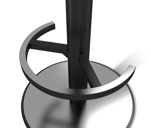 Стул барный Sheffilton SHT-ST36-3/S137 нейтральный серый/черный муар - Вид 7