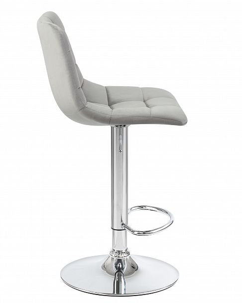 Стул барный DOBRIN TAILOR (серый велюр (MJ9-75)) - Вид 3