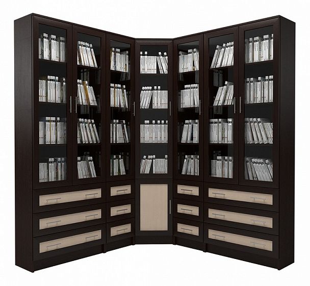 Шкаф книжный Мебелайн-56 - Вид 1