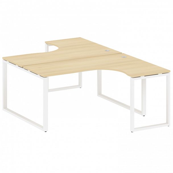 Рабочая станция "Metal System" БО.РАС-СА-2.4 акация/белый - Вид 1