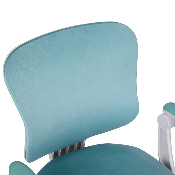 Кресло детское с подставкой для ног BRABIX "Sky MG-206", велюр, голубое, 533155 - Вид 12